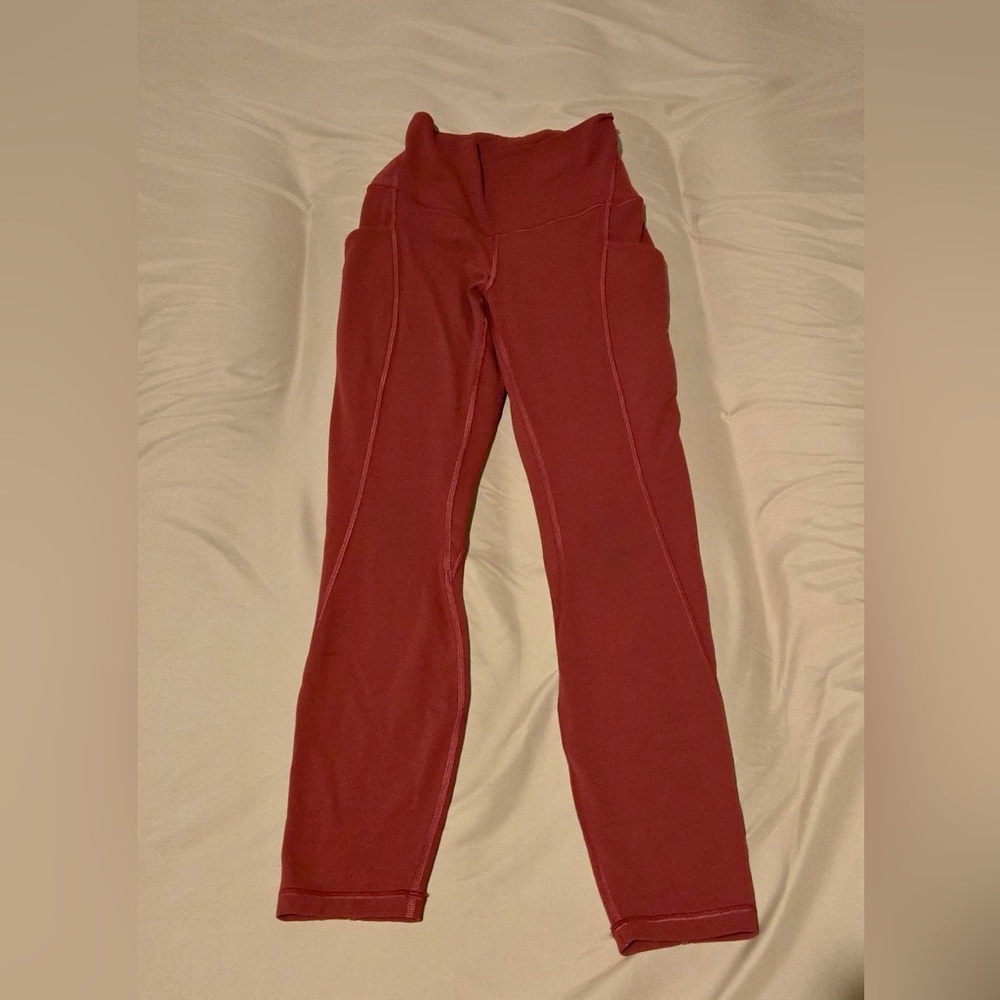 Lululemon Align™ High-Rise Pant with Pockets 25", Mulled Wine, Size 2